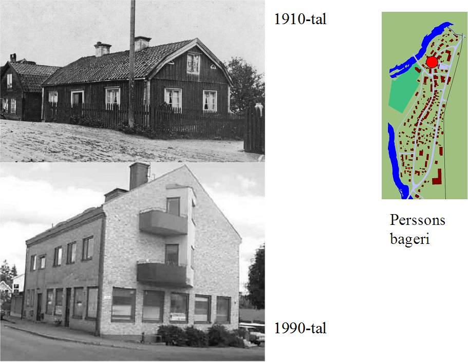 Gamla stugan flyttad fr&aring;n Han&aring;sa marknad